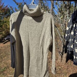 Cozy Turtleneck Sweater in Beige